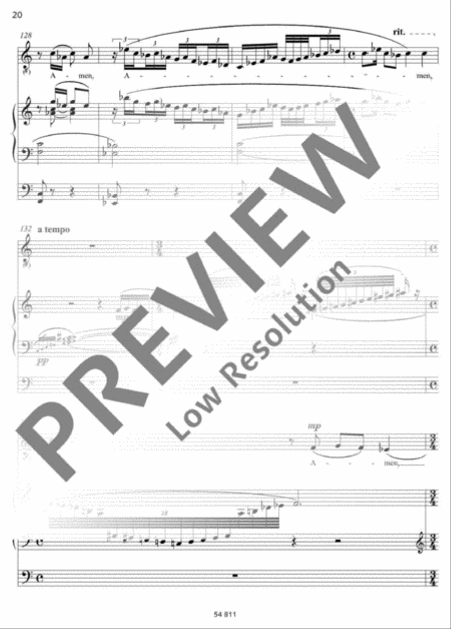 Veni, Creator Spiritus Medium Voice scores gallery preview page 21