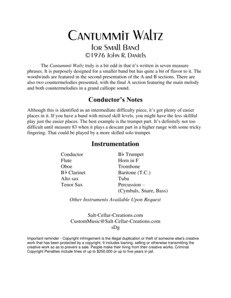 Cantummit Waltz image number null