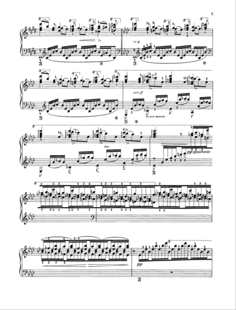Au bord d'une source Piano Solo scores gallery preview page 3