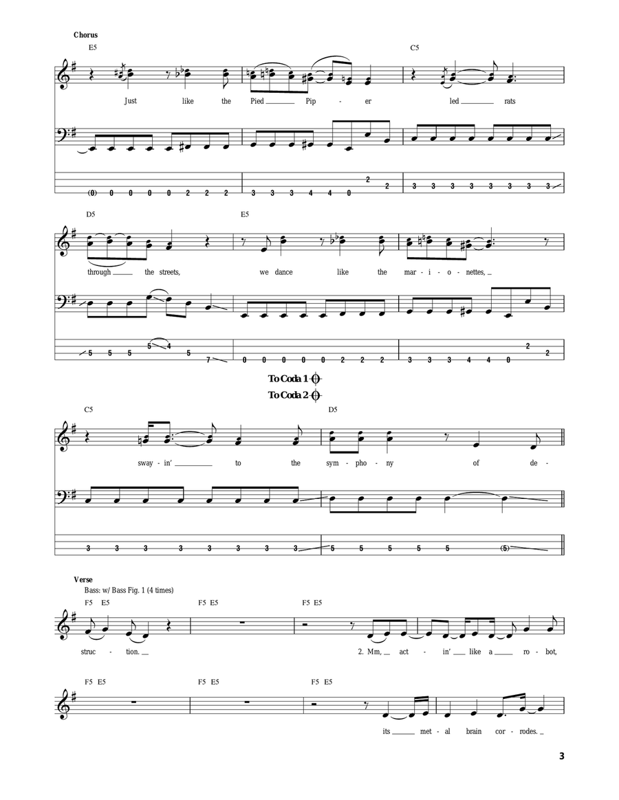 Symphony Of Destruction Acoustic Guitar scores gallery preview page 3