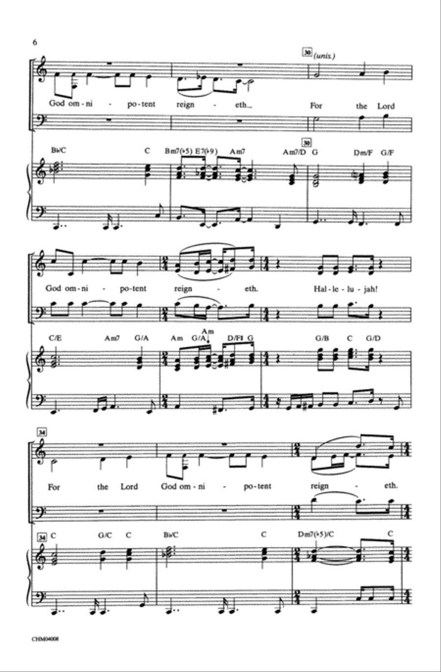 Hallelujah from Handel's Messiah: A Soulful Celebration Choir scores gallery preview page 4