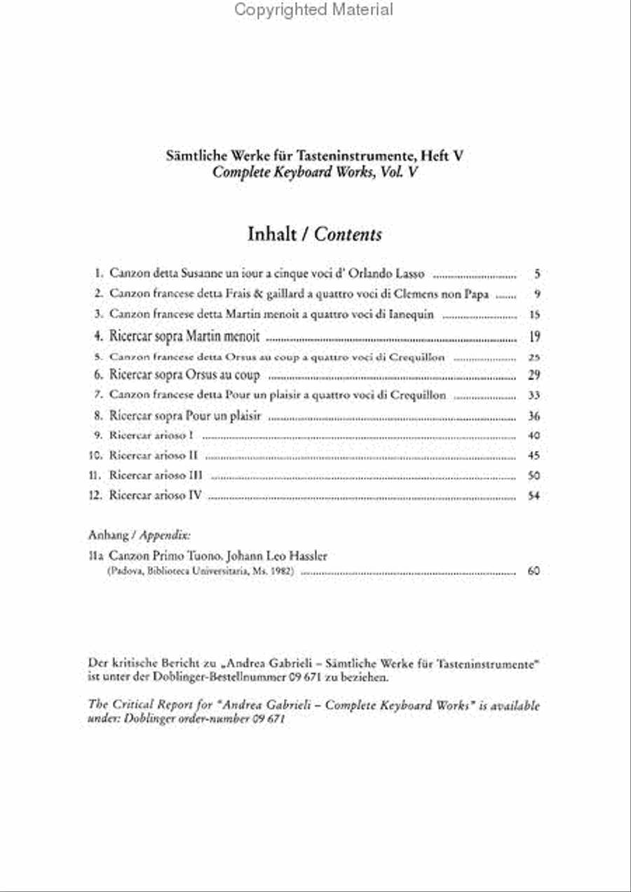 Samtliche Werke fur Tasteninstrumente Band 5 Organ scores gallery preview page 2