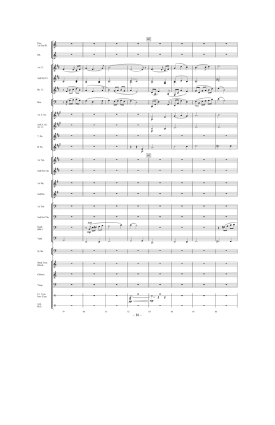 Towards a New Horizon Concert Band scores gallery preview page 15
