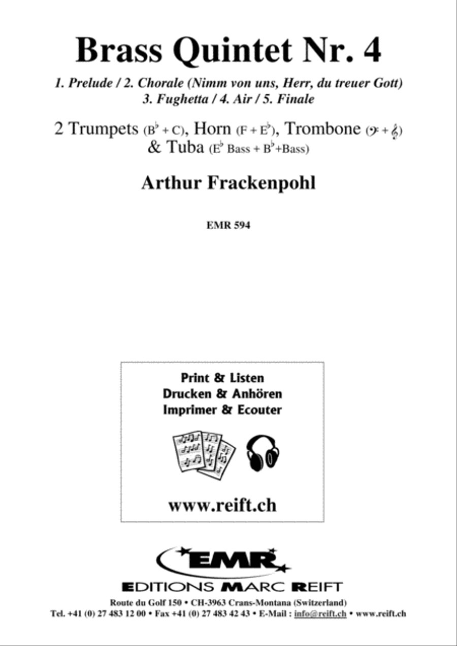 Brass Quintet No. 4 Brass Quintet scores gallery preview page 2
