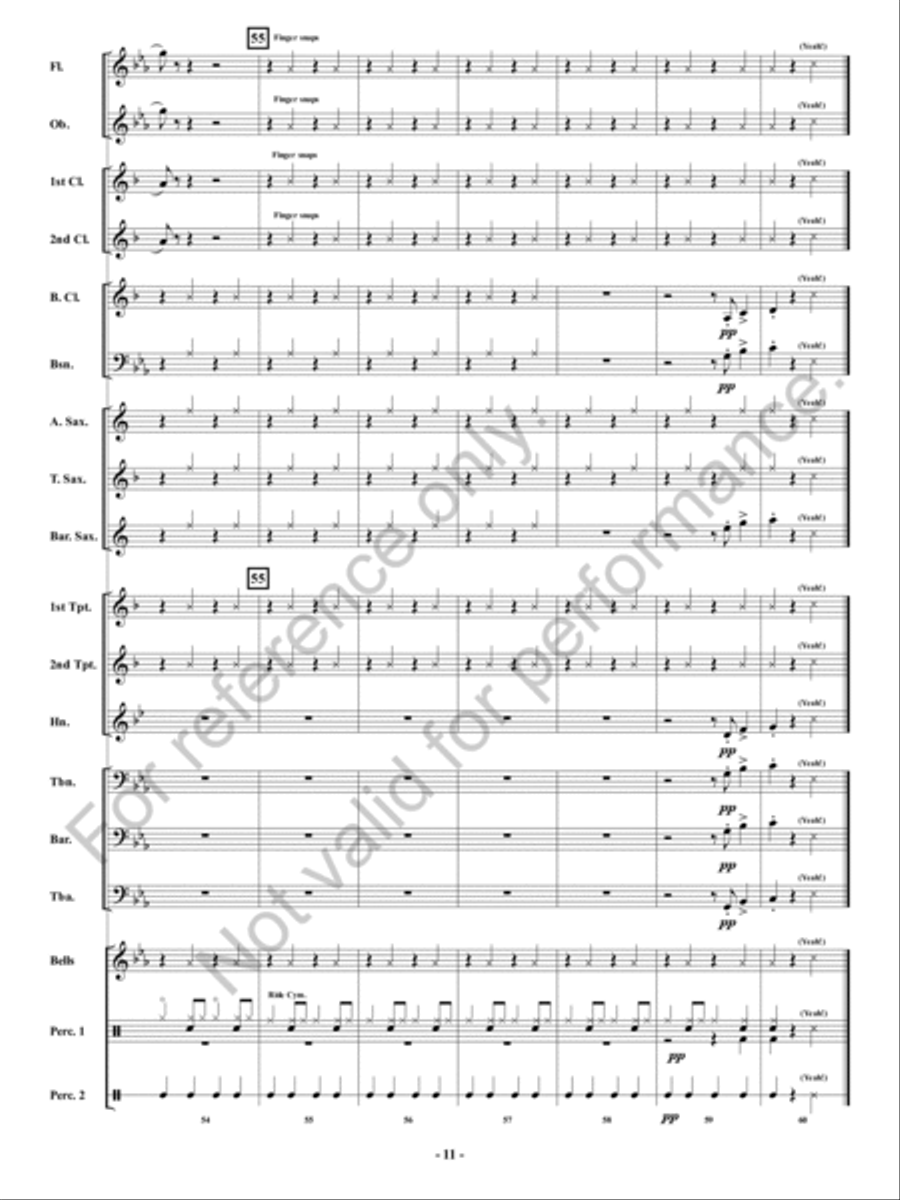 Dancer Takes The Lead! Dancer Takes The Lead! Concert Band scores gallery preview page 12