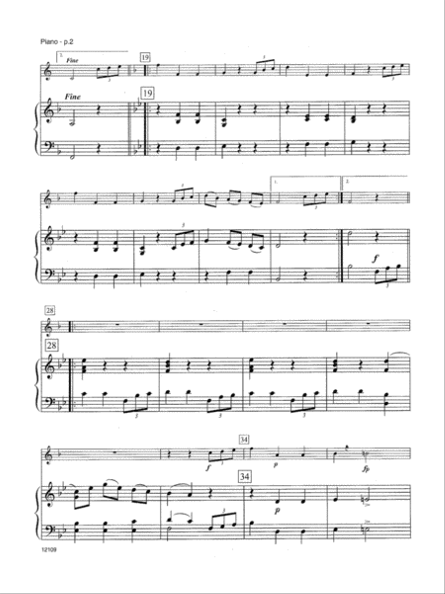 Intermediate Solo Album For Horn Horn scores gallery preview page 3
