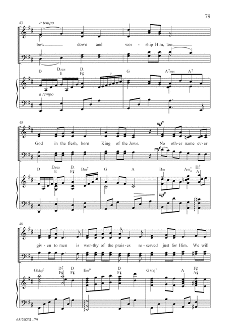 Child of Hope Child of Hope 4-Part scores gallery preview page 80