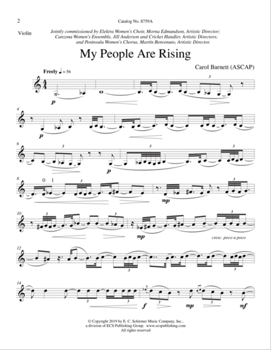 My People Are Rising My People Are Rising Choir scores gallery preview page 4