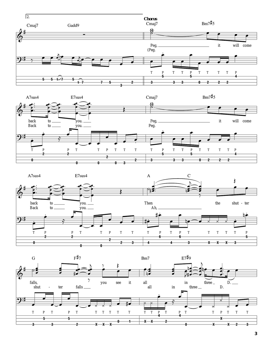 Peg Acoustic Guitar scores gallery preview page 3