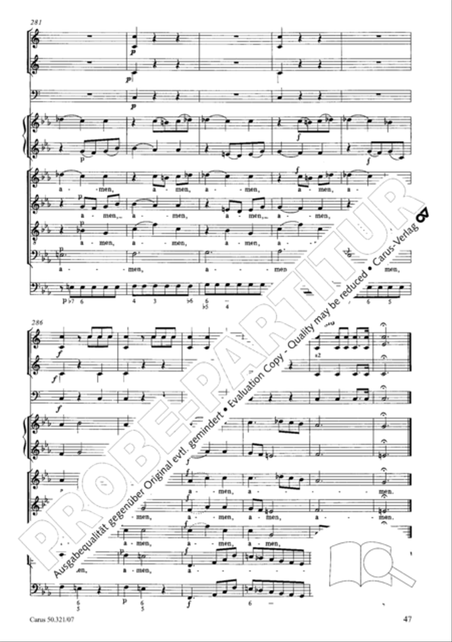 Requiem in C minor Requiem in C minor 4-Part scores gallery preview page 54