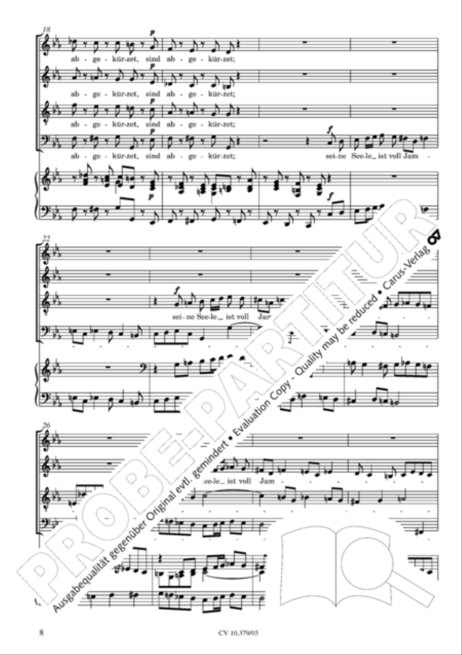 Der Tod Jesu 4-Part scores gallery preview page 9