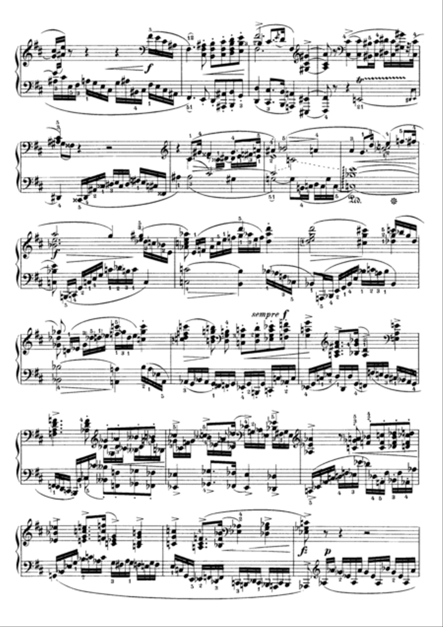 Chopin Sonata No 3 op 58 ( Complete) Piano Solo scores gallery preview page 6
