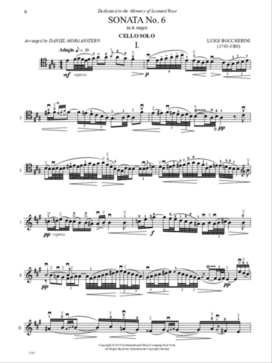 Sonata No. 6 In A Major