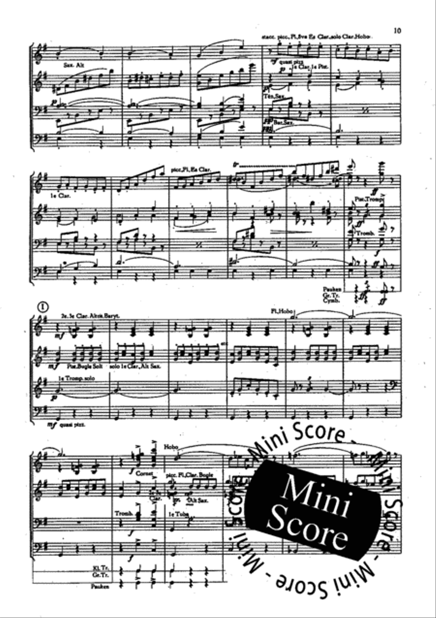 Fete Polonaise Concert Band scores gallery preview page 13