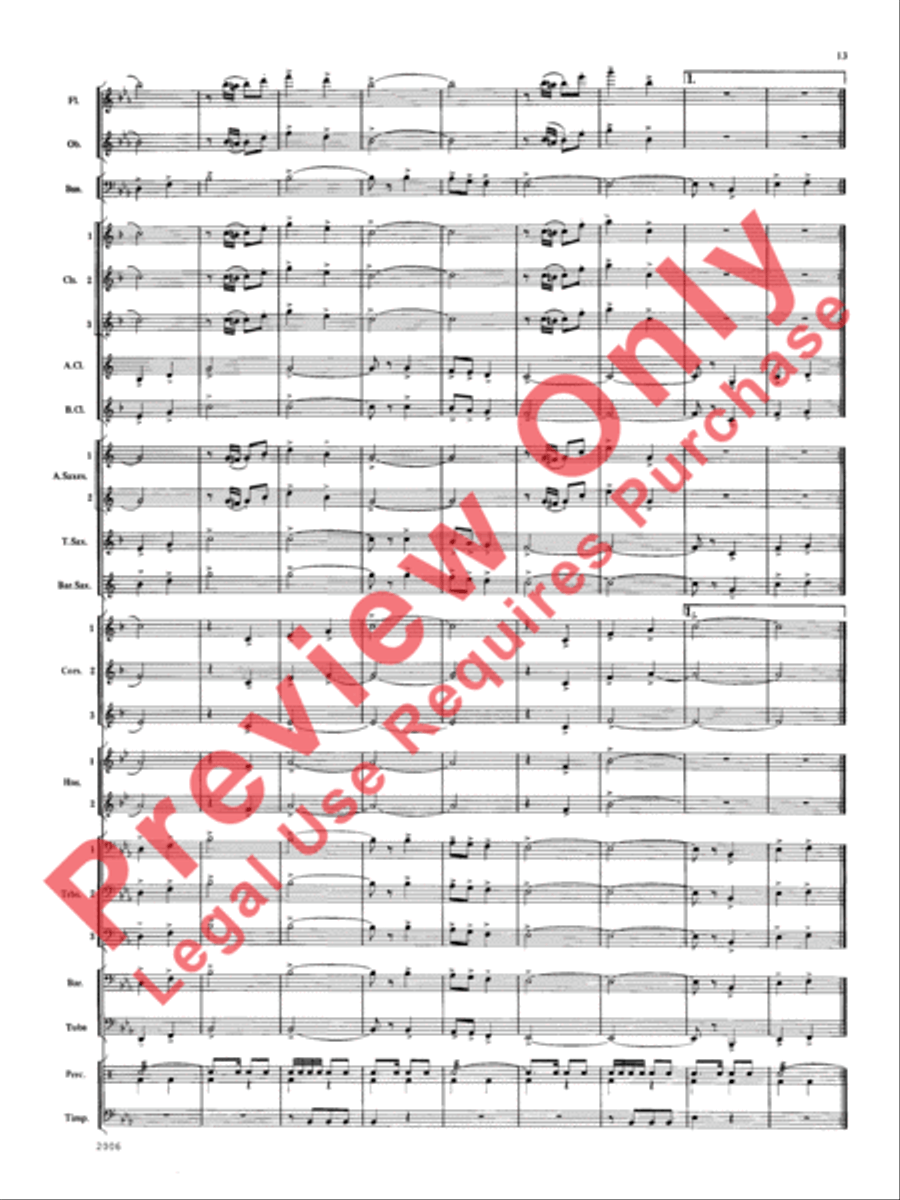 Shenandoah Valley Shenandoah Valley Concert Band scores gallery preview page 14