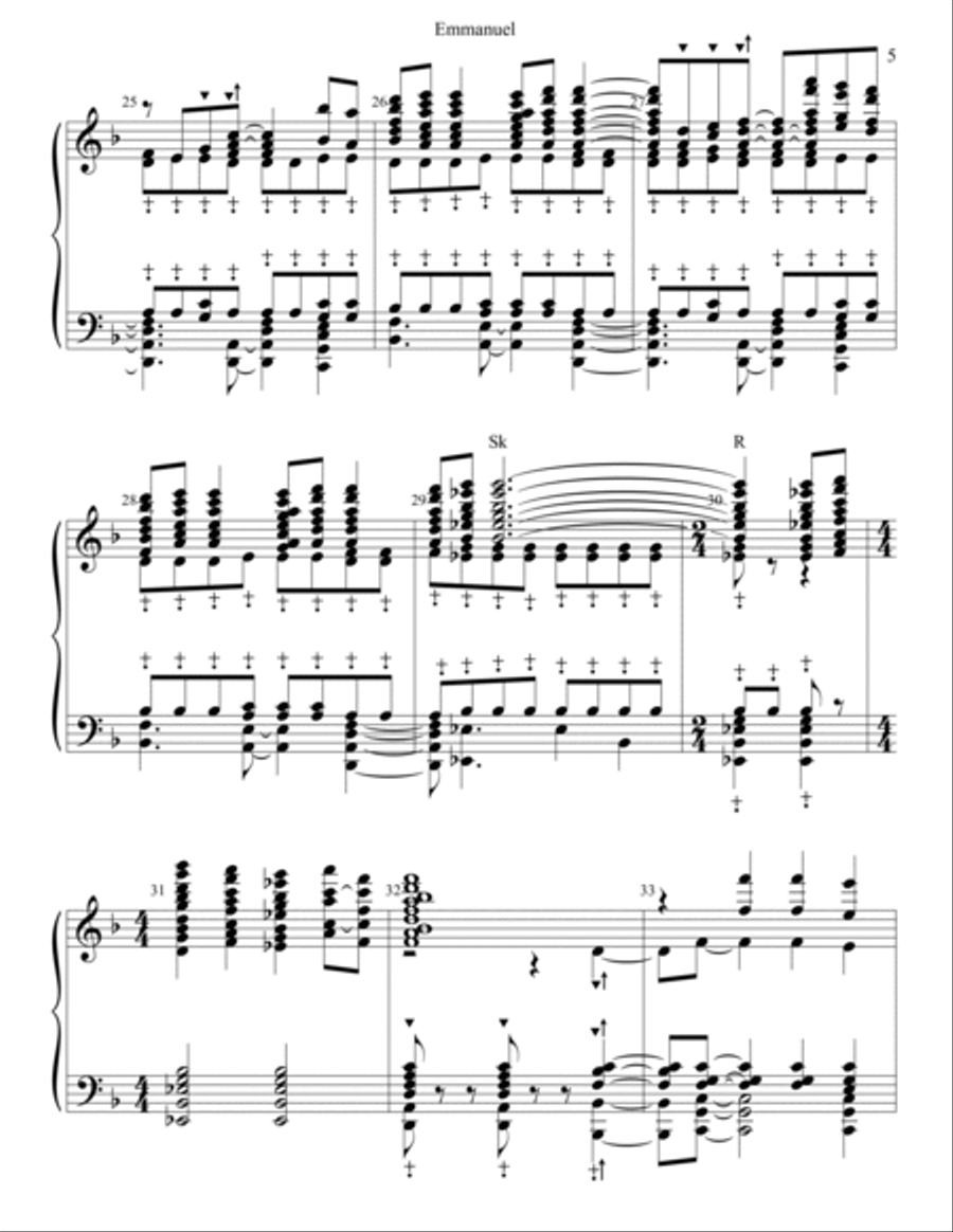 Emmanuel Handbell Choir scores gallery preview page 5