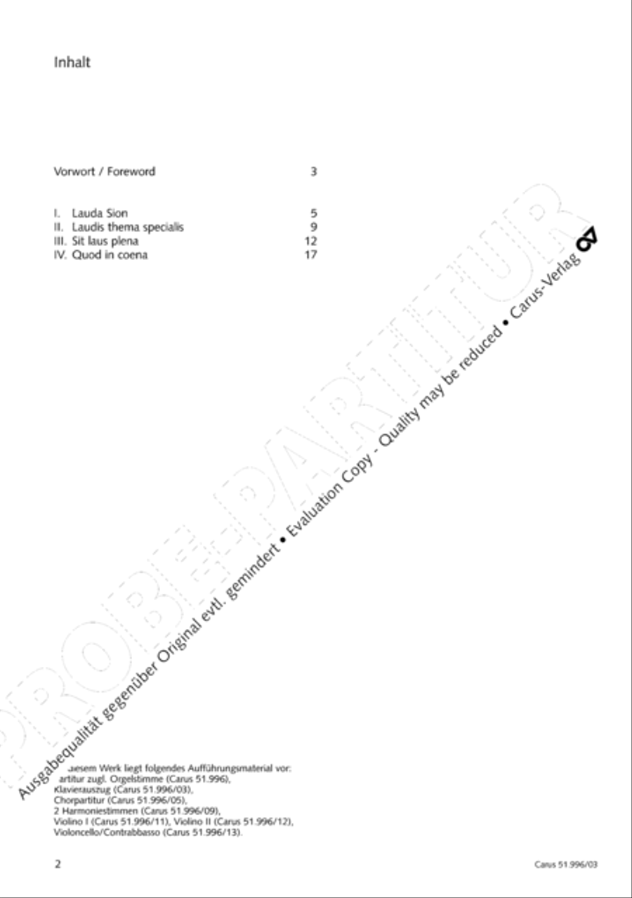 Responsoria de venerabili Sacramento 4-Part scores gallery preview page 3