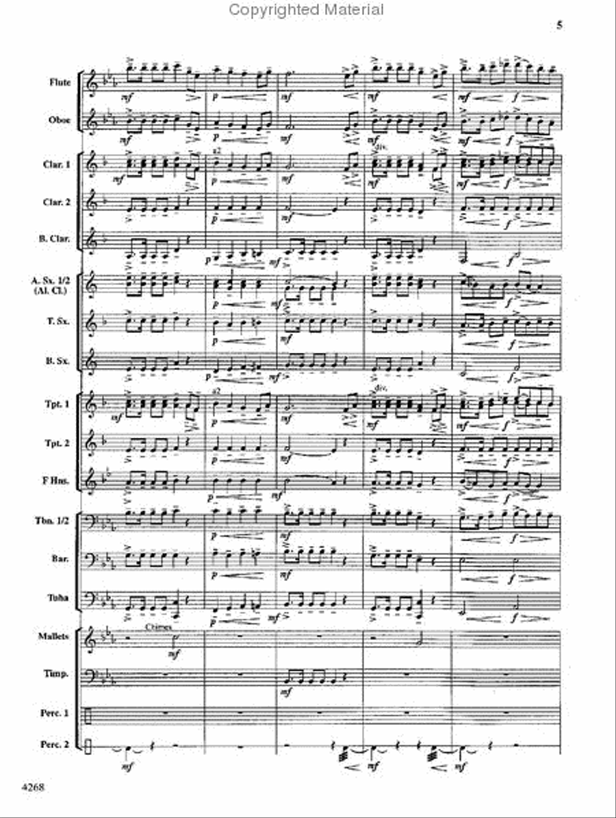 Winchester Chronicles Winchester Chronicles Concert Band scores gallery preview page 4