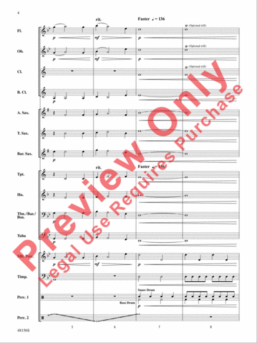 Vulcan's Forge Concert Band scores gallery preview page 5