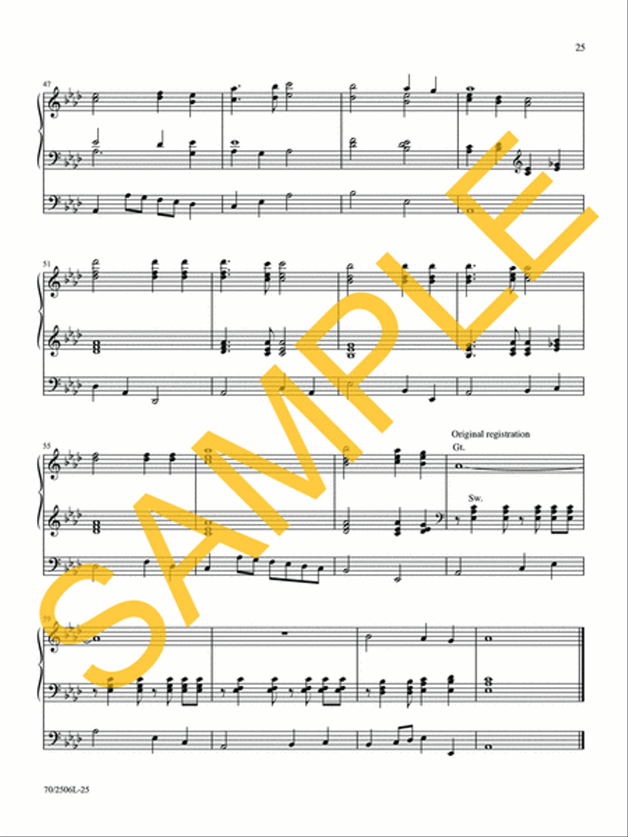 My Faith Looks Up to Thee Organ Solo scores gallery preview page 19