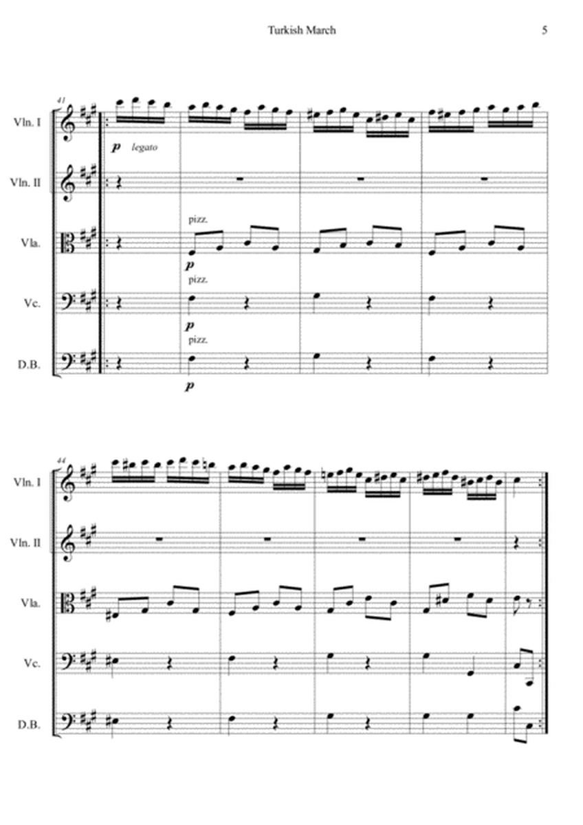 Turkish march (Piano sonata k.331 mov.3)