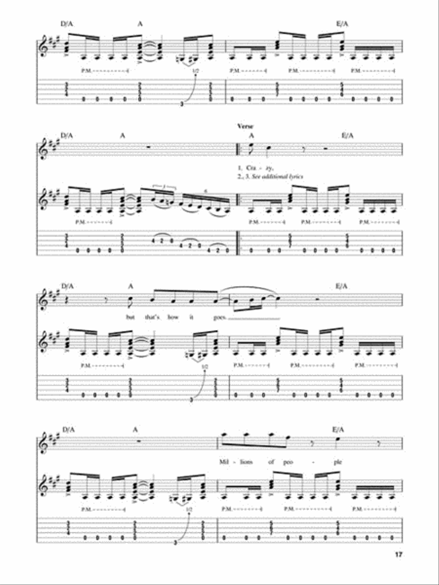 Ozzy Osbourne Ozzy Osbourne Guitar Tablature scores gallery preview page 6