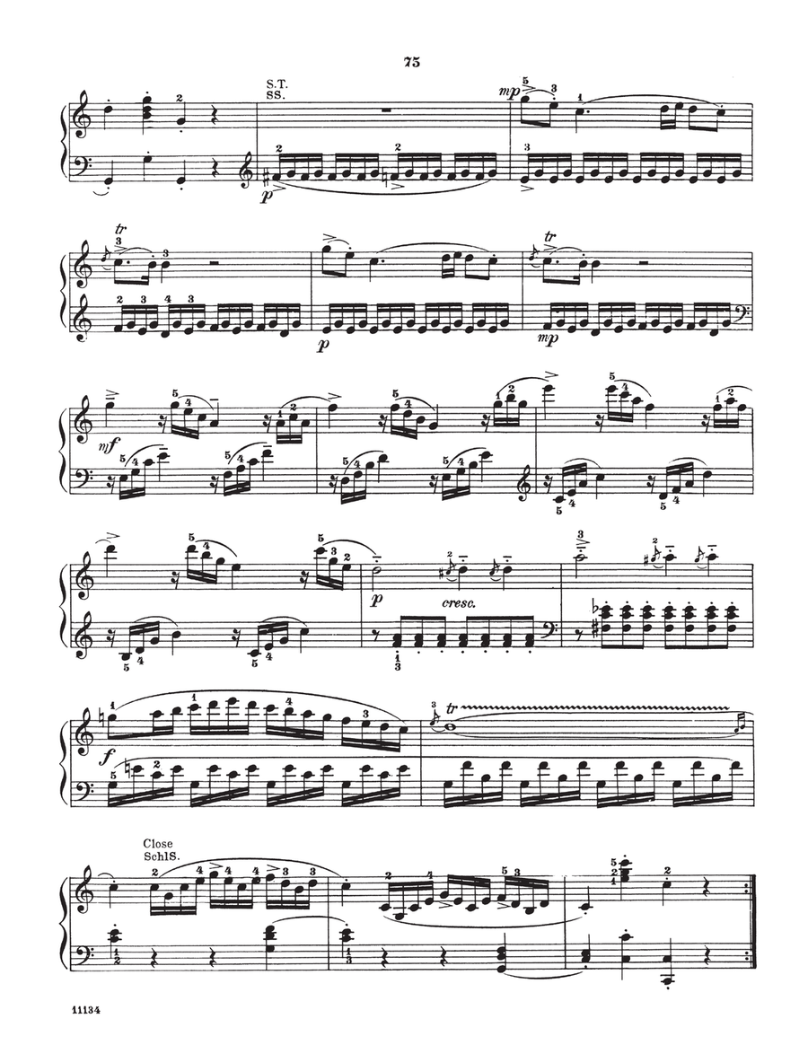 Sonata In C Major, Hob. XVI: 35 Piano Solo scores gallery preview page 4