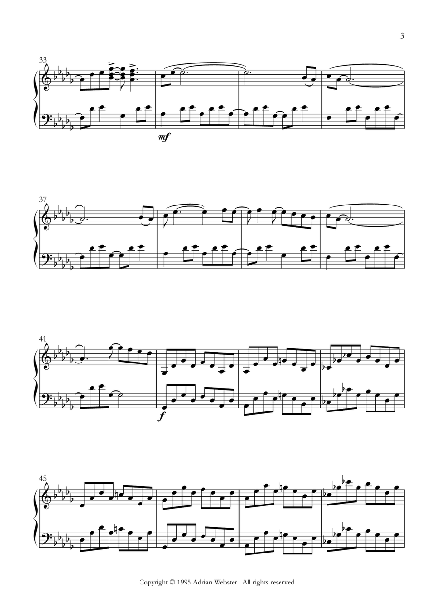 Where The Lost Things Go - CrusaderBeach - Beautiful Modern Piano Solo Piano Solo scores gallery preview page 3