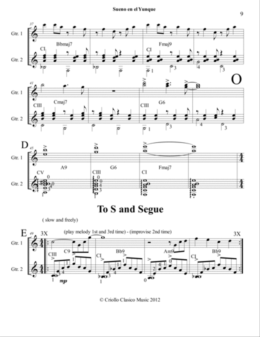 Sueno en el Yunque Small Ensemble scores gallery preview page 3