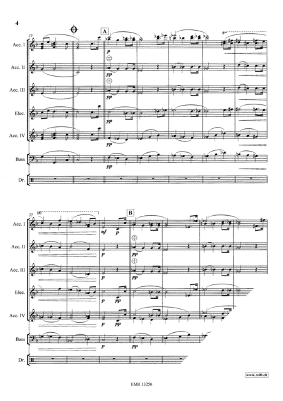 Choeur des Pelerins Accordion scores gallery preview page 4