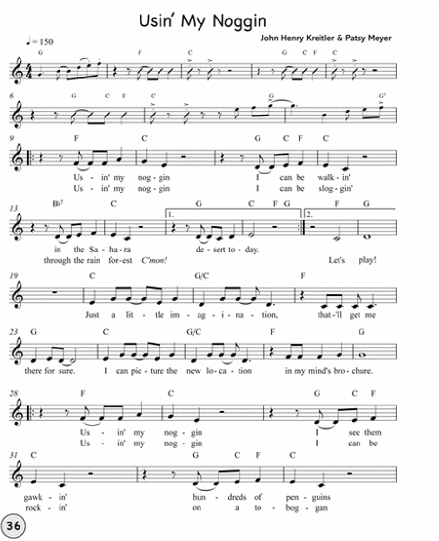 It's A Boring Snoring Exploring Day Choir scores gallery preview page 4