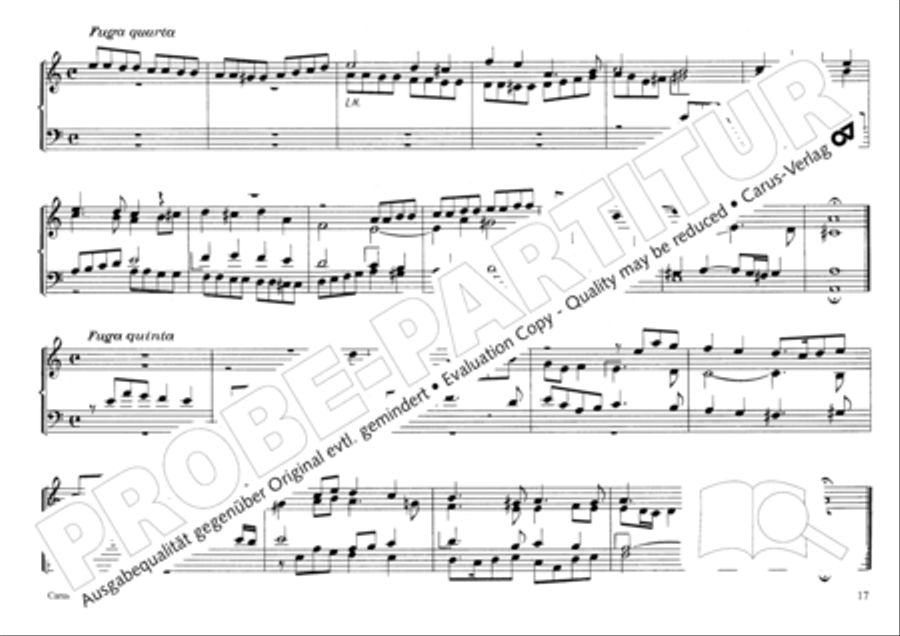 Musikalischer Blumenstrauss Organ Solo scores gallery preview page 20