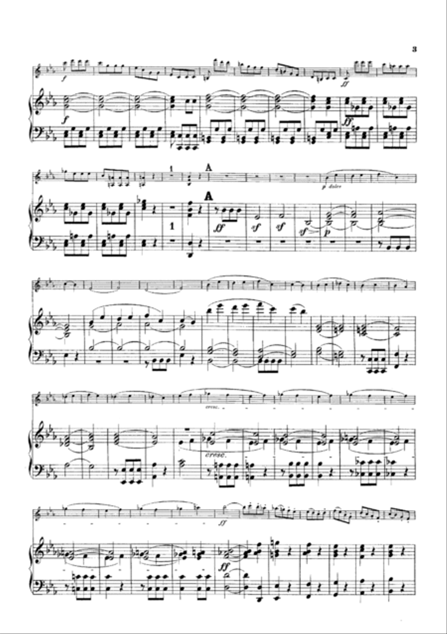 Beethoven Symphony No.5 all mvts, for Violin & Piano, VB001 Violin Solo scores gallery preview page 2