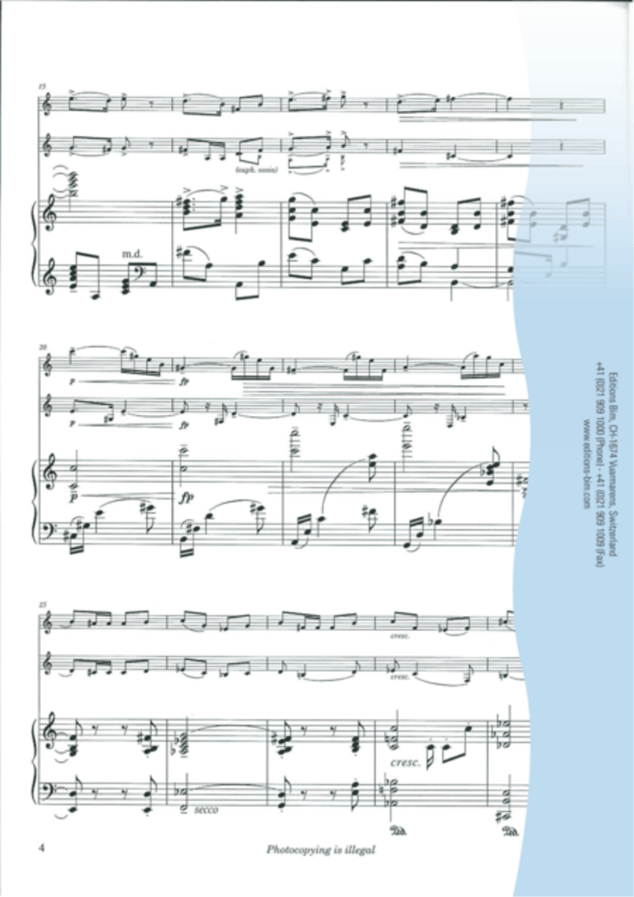 De facto Oboe scores gallery preview page 3