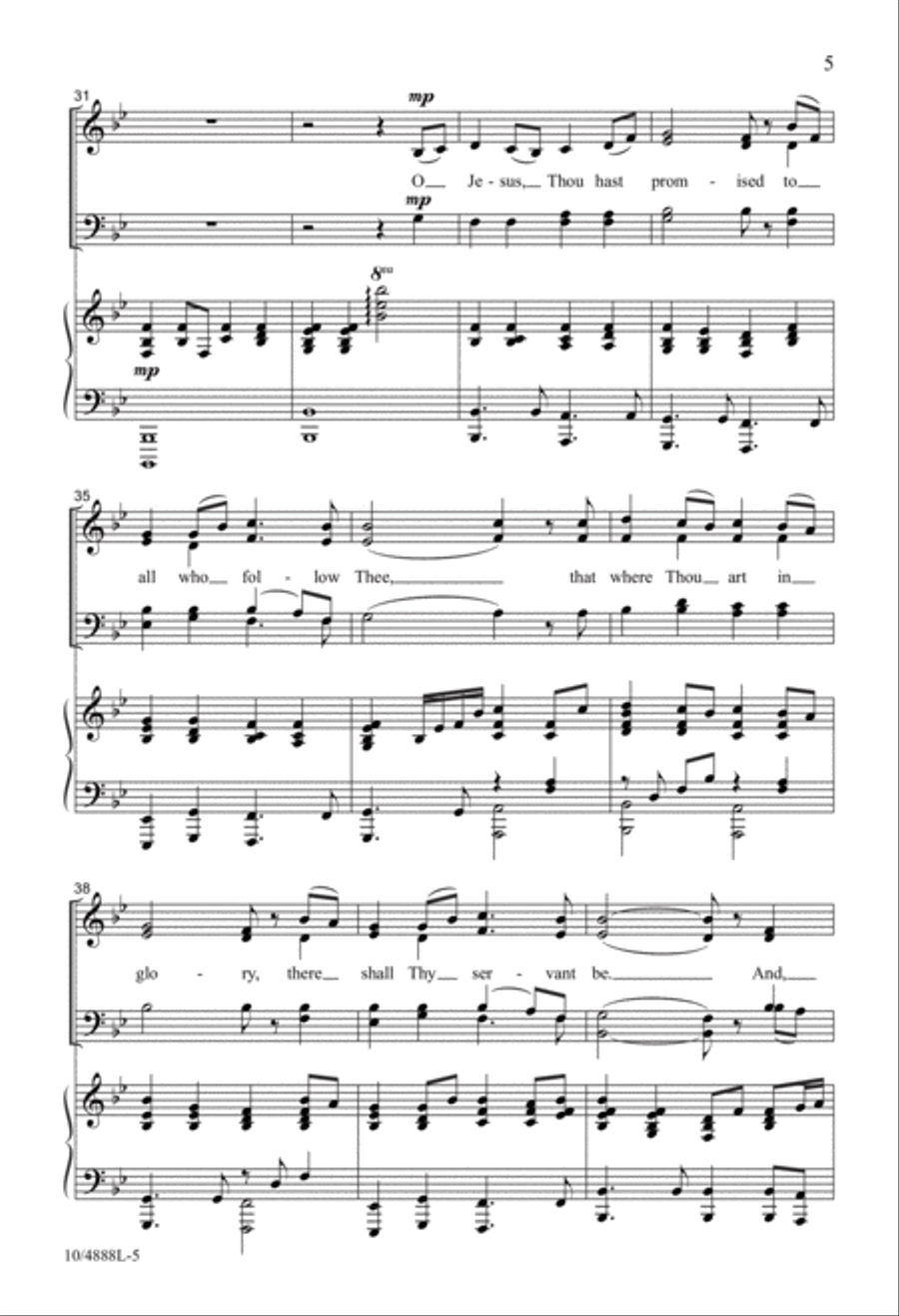 I Surrender All to You 4-Part scores gallery preview page 5