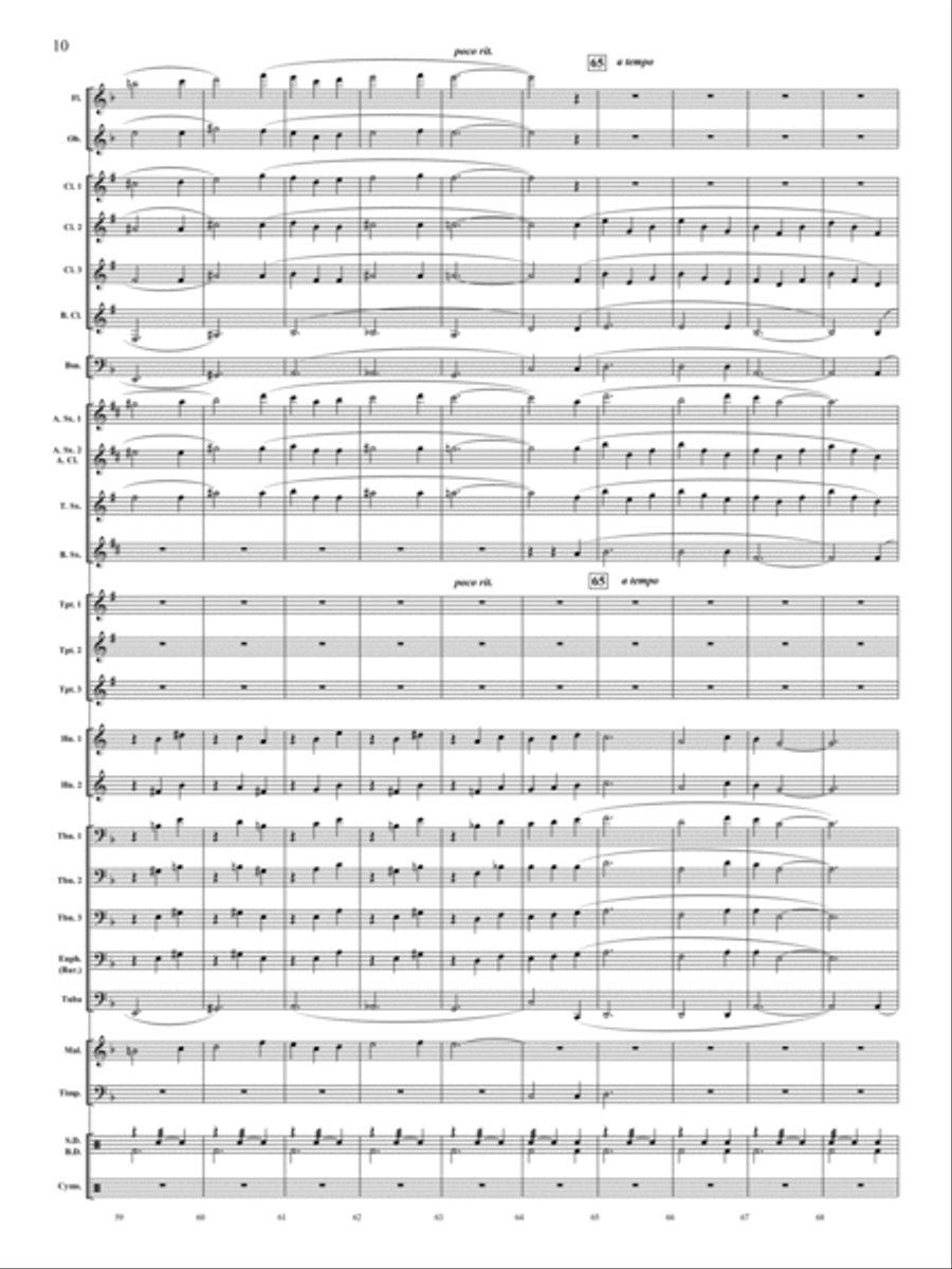 Let There Be Peace On Earth Concert Band scores gallery preview page 9