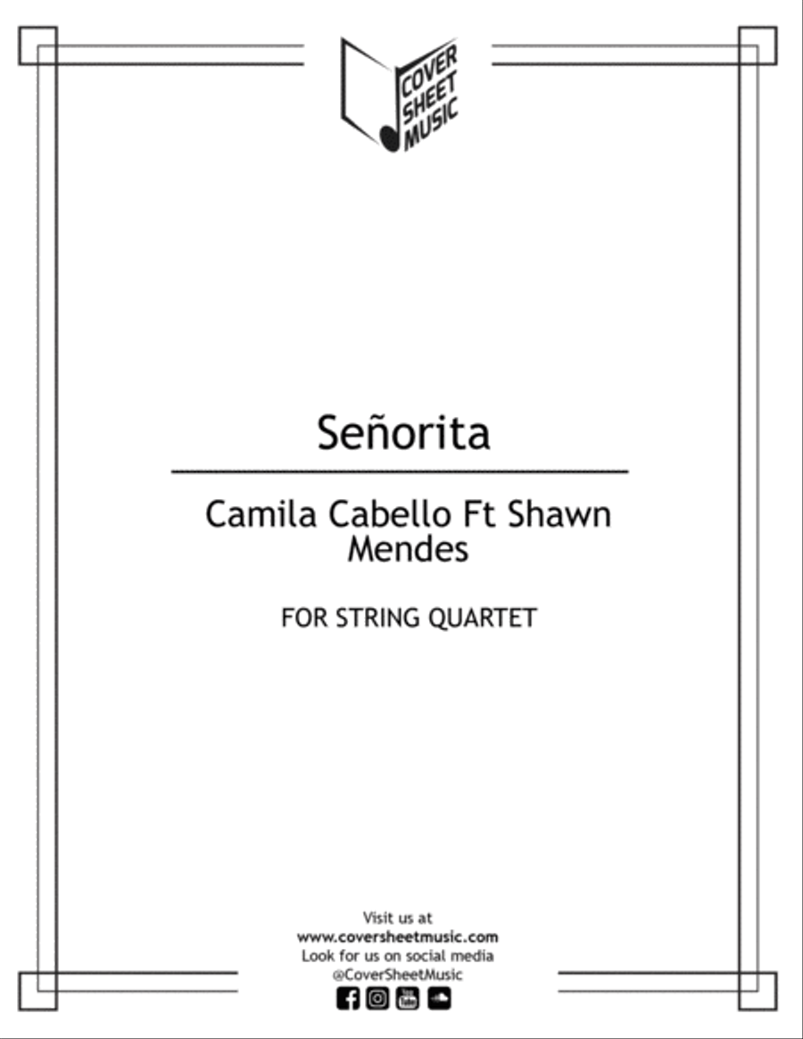 Senorita Senorita String Quartet scores gallery preview page 1