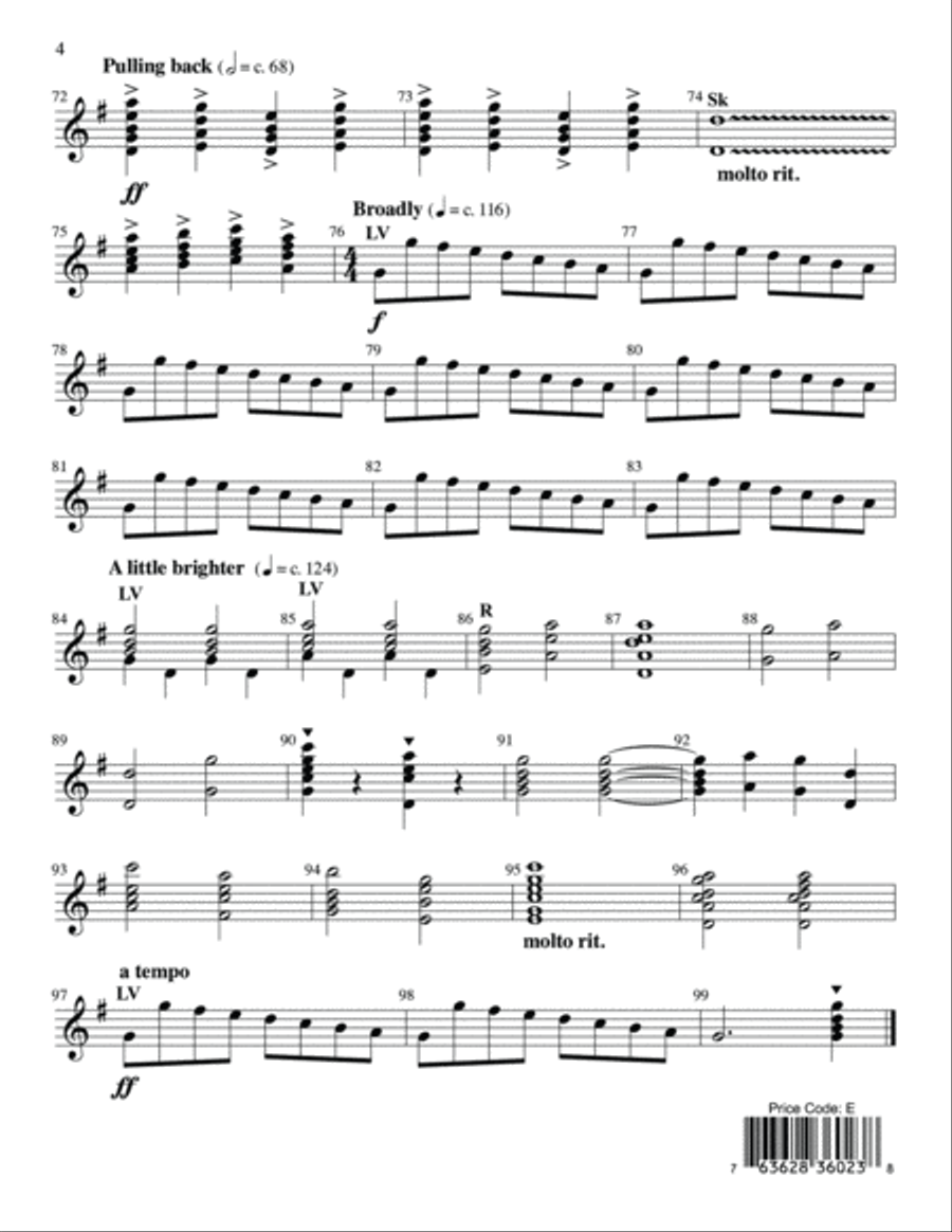 Ding Dong! Merrily on High Unison Choir scores gallery preview page 4