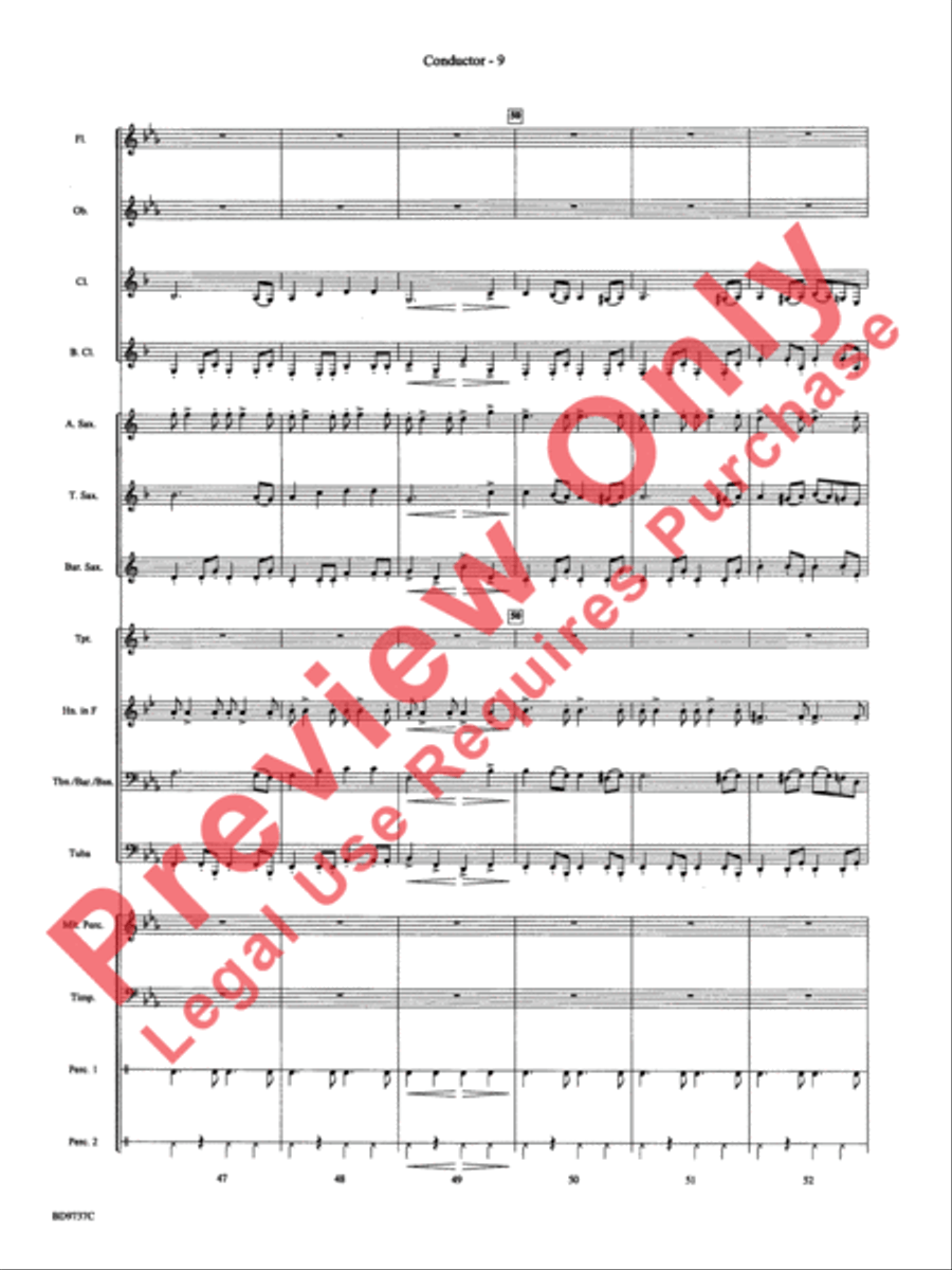 Sousa - The March King Sousa - The March King Concert Band scores gallery preview page 11