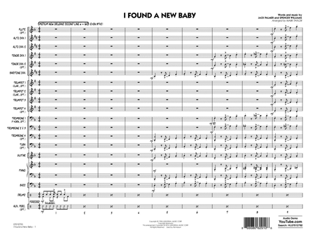 I Found a New Baby - Conductor Score (Full Score)
