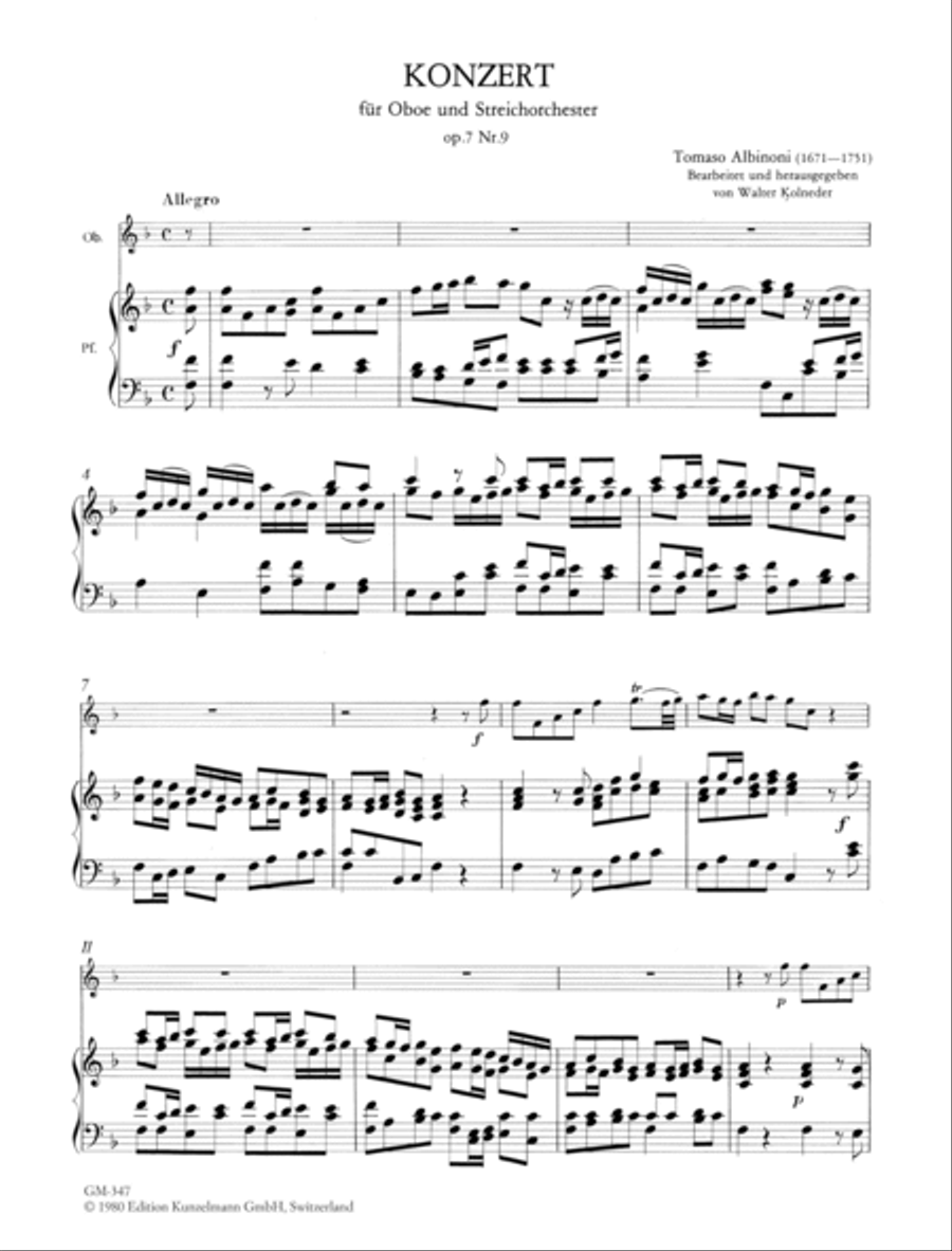 Concerto Op. 7/9 Piano scores gallery preview page 2
