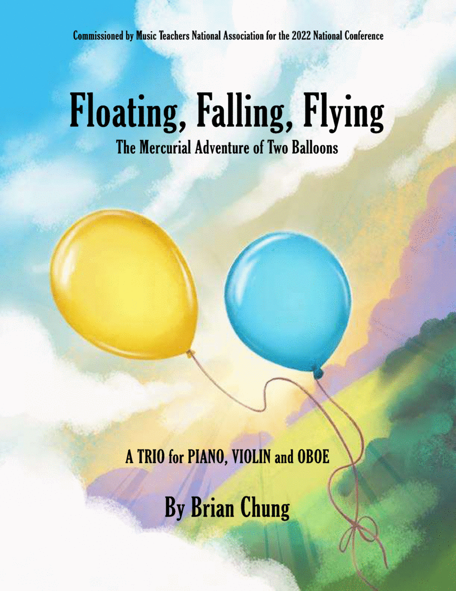 Floating, Falling, Flying (original version for Oboe, Violin and Piano) Oboe scores gallery preview page 1