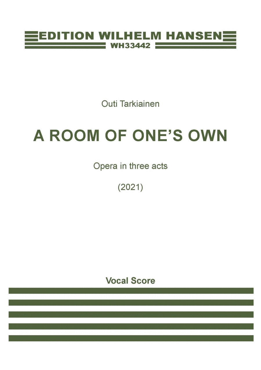 A Room Of One's Own (Vocal Score) Voice scores gallery preview page 1