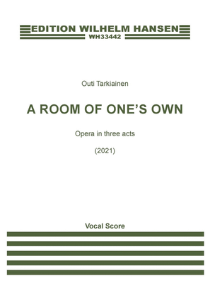 A Room Of One's Own (Vocal Score)