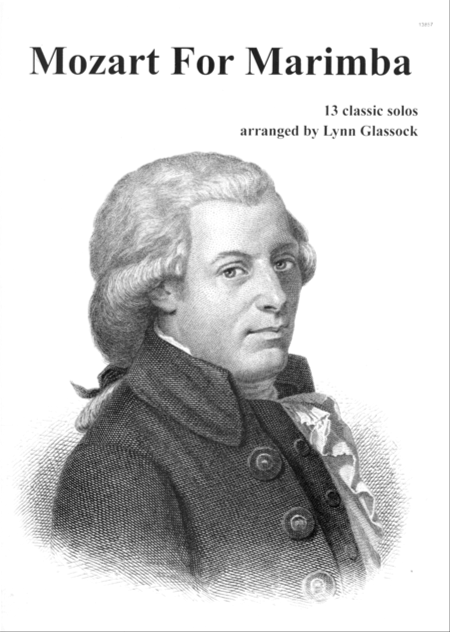 Mozart For Marimba Marimba scores gallery preview page 1