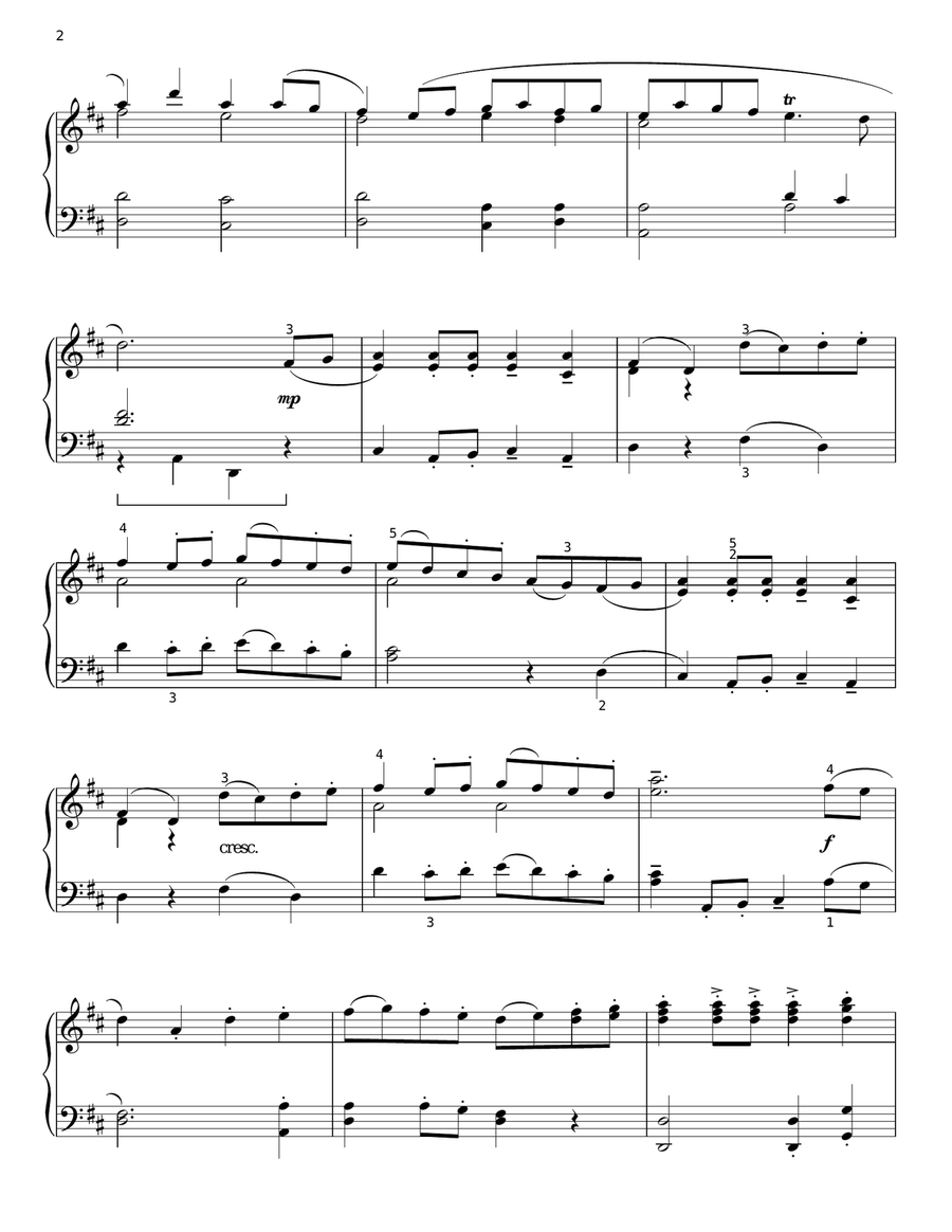 Rondeau (arr. Phillip Keveren) Piano Solo scores gallery preview page 2