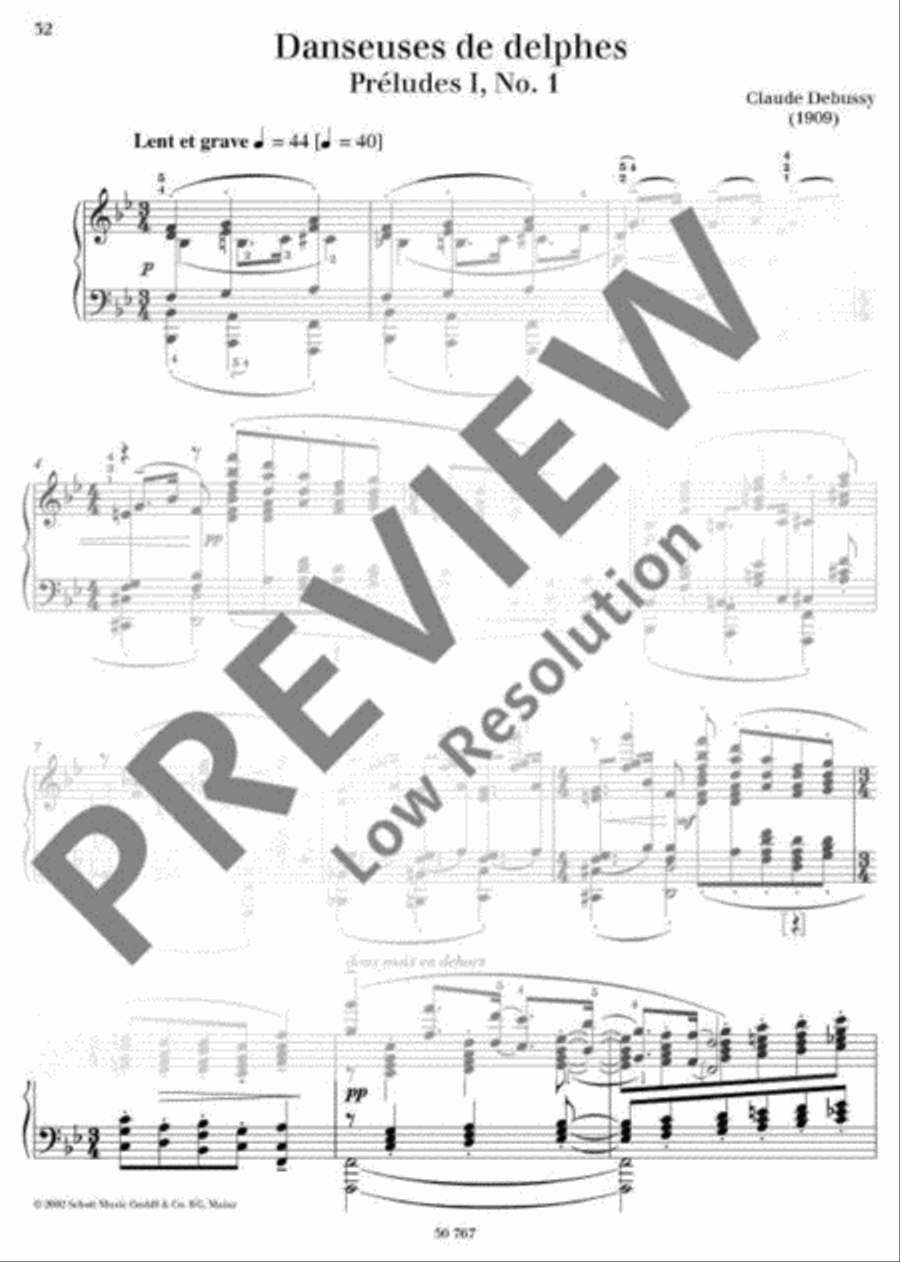 Danseuses de delphes Piano Solo scores gallery preview page 2