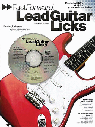 Book cover for Fast Forward - Lead Guitar Licks