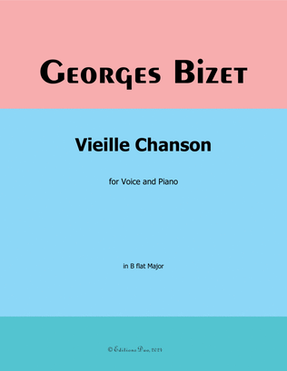 Vieille Chanson, by Bizet, in B flat Major