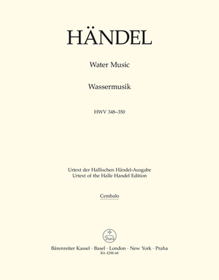 Book cover for Water Music HWV 348-350